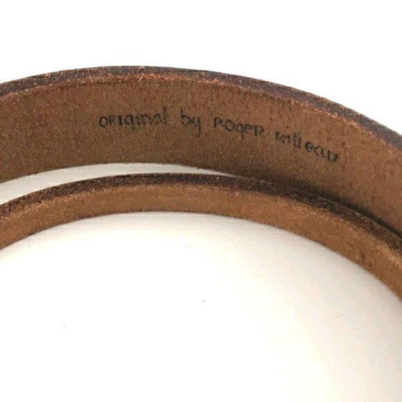 VTG leather knot belt main image 4